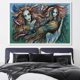 The 4 Mermaids - NicheCanvas