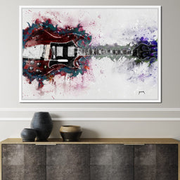 Angus Young's Red Guitar - Abraham Szomor - NicheCanvas