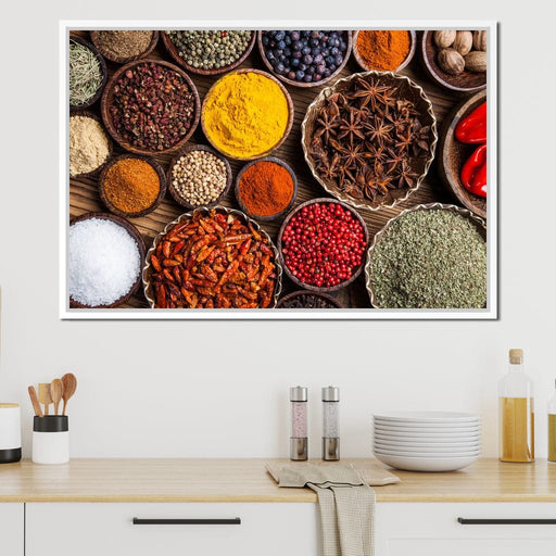 Spices Selection Canvas Print