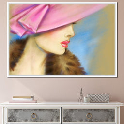 Pink Hat Fashion - NicheCanvas