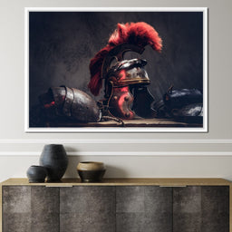 Roman Warrior Helmet - NicheCanvas