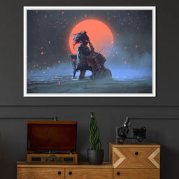  Mysterious man playing the cello - NicheCanvas