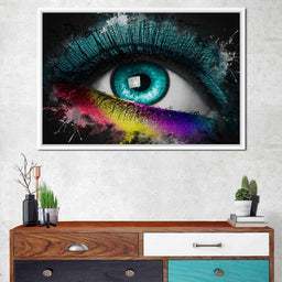 Colorful Eye Splash Art - Johanjjf - NicheCanvas