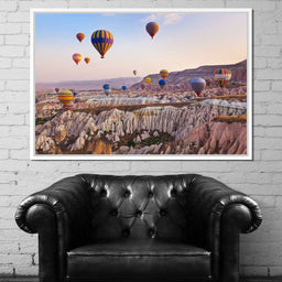 Hot Air Balloons over Cappadocia - NicheCanvas