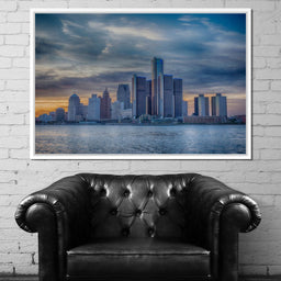 Detroit Skyline - NicheCanvas