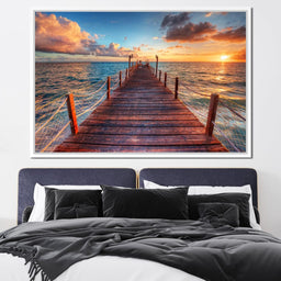 West Coast Sunset - NicheCanvas