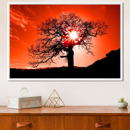 Red Dusk - NicheCanvas