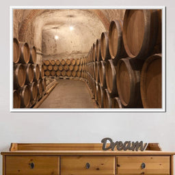 Barrels of Wine - NicheCanvas