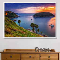 Boats Watching The Sunset - NicheCanvas