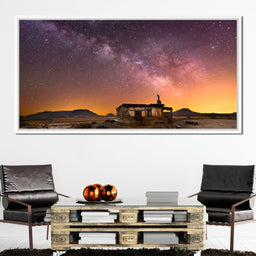 Shepherd Hut Desert Night - NicheCanvas