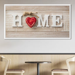 Home Is Where The Heart Is - NicheCanvas