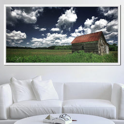 Old Barn in the Field - NicheCanvas