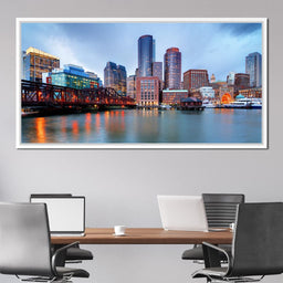 Boston Skyline - NicheCanvas