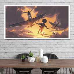The Boy Flying - NicheCanvas