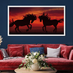 Stallion Sunset - Johanjjf - NicheCanvas