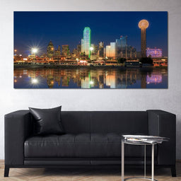 Dallas Skyline - NicheCanvas