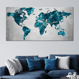 World Map 4 - Mateo - NicheCanvas