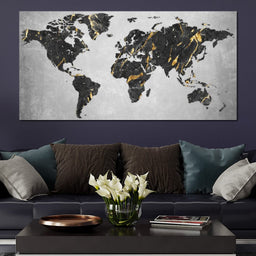 World Map 5 - Mateo - NicheCanvas