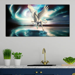 Northern Light Unicorn - NicheCanvas