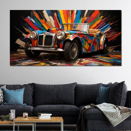 MG Roadster - RiderArt - NicheCanvas