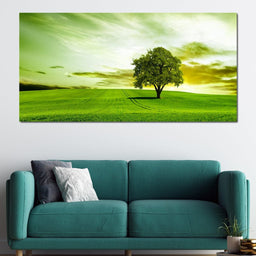 Green Prairie - NicheCanvas