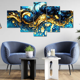 Abstract Ink Illustration - NicheCanvas