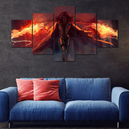 Fire Succubus - NicheCanvas