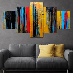 Colorful Contemporary Art 073 - Johanjjf - NicheCanvas