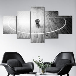 Basketball Dreams Multi Panel Canvas Wall Art - NicheCanvas