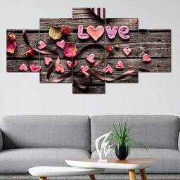 Gracious Love Multi Panel Canvas Wall Art - NicheCanvas