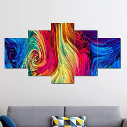 Color Metaphor Multi Panel Canvas Wall Art - NicheCanvas