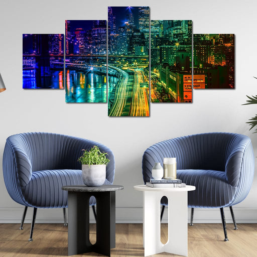 Colorful Nights - Johanjjf Canvas Print