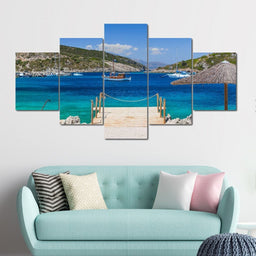 Zakynthos 5 Panels - Alexandre Venancio - NicheCanvas