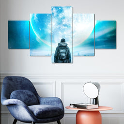 Giant Moon - Alex Graphex - NicheCanvas