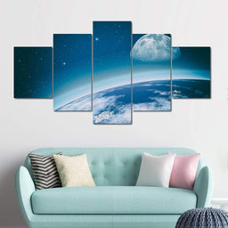 Miracle of Earth Multi Panel Canvas Wall Art - NicheCanvas