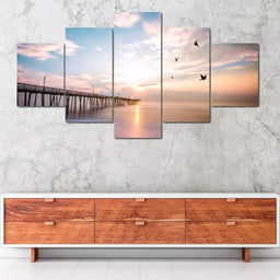 Virginia Beach Sunrise - Lucas Moore Large Canvas