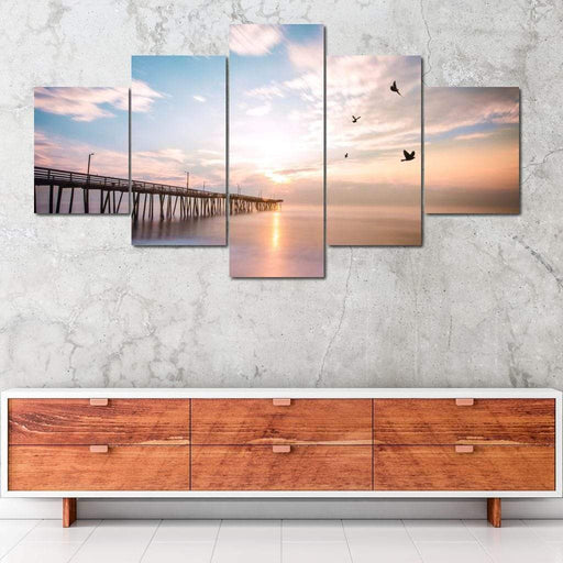 Virginia Beach Sunrise paintings by Lucas Moore