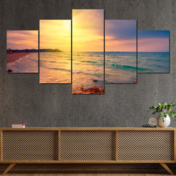 Sunset Over Tel Aviv - NicheCanvas