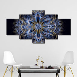 Fractal Snowflake - NicheCanvas