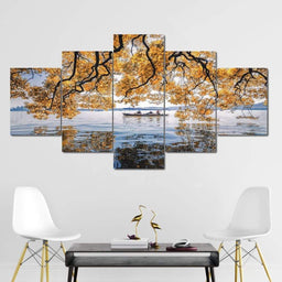 Calm Waters Multi Panel Canvas Wall Art - NicheCanvas