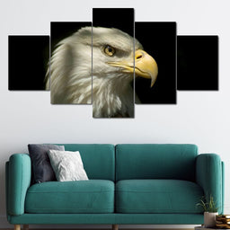 Great Eagle Multi Panel Canvas Wall Art - NicheCanvas