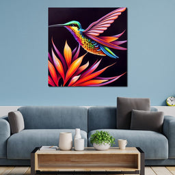 Hummingbird - TooplesArt - NicheCanvas