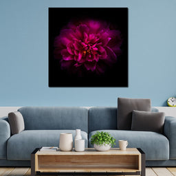 Purple Backyard Flowers - Brian Carson - NicheCanvas