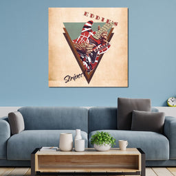 Eddie Van Halen's Guitar Retro - Abraham Szomor - NicheCanvas