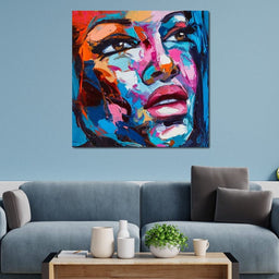 Violet Portrait - NicheCanvas