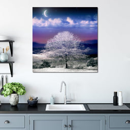 Fantasy Winter Scene - NicheCanvas