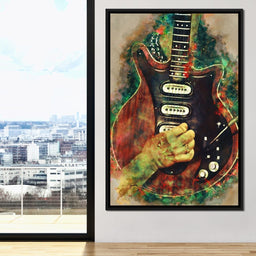 Brian May's Guitar - Abraham Szomor - NicheCanvas