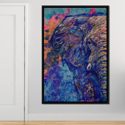 Blue Elephant - NicheCanvas