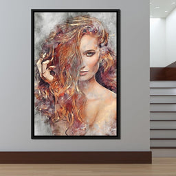 Girl Watercolor 2 - Mateo - NicheCanvas