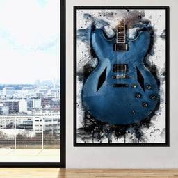 Dave Grohl's Electric Guitar - Abraham Szomor - NicheCanvas